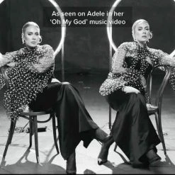 MATILDA BLACK Evening Polka Dot Slingback Tulle Heels