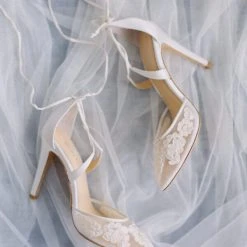 ANITA IVORY Wedding Ivory Lace High Heels 20 ANITA IVORY Wedding Ivory Lace High Heels