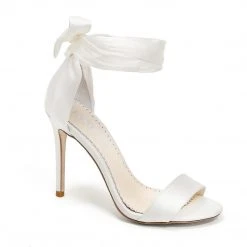 ANNA Wedding Shoes With Ankle Ribbon