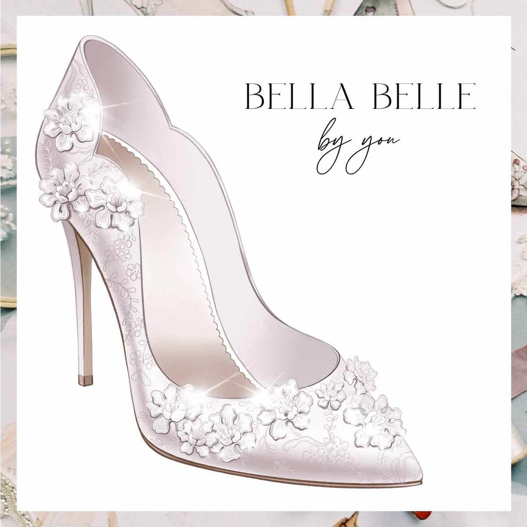 AURORA Wedding Crystal And Lace Bridal Shoes 3 AURORA Wedding Crystal And Lace Bridal Shoes