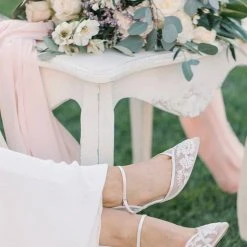 CANDICE IVORY D'Orsay Ivory Vintage Lace Wedding Shoes 12 CANDICE IVORY D'Orsay Ivory Vintage Lace Wedding Shoes