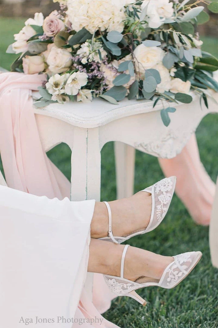 CANDICE IVORY D'Orsay Ivory Vintage Lace Wedding Shoes 6 CANDICE IVORY D'Orsay Ivory Vintage Lace Wedding Shoes