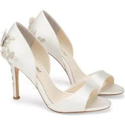 JOSEPHINE Butterfly And Flower Embellished Heel Pumps