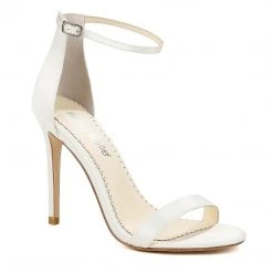 WISTERIA Chiffon Flower Drape Ankle Strap Heels Wedding 11 WISTERIA Chiffon Flower Drape Ankle Strap Heels Wedding