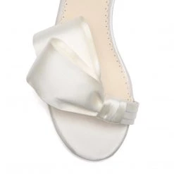 ZOYA Block Heel With Asymmetrical Bow Wedding