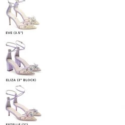 ELIZA Wedding Lavender Butterfly Garden Block Heels 12 ELIZA Wedding Lavender Butterfly Garden Block Heels