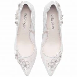 AURORA Wedding Crystal And Lace Bridal Shoes 12 AURORA Wedding Crystal And Lace Bridal Shoes