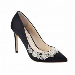 JASMINE BLACK Pearl Embellished Shoes Crystal Embellished Pumps 14 JASMINE BLACK Pearl Embellished Shoes Crystal Embellished Pumps