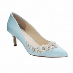 IRIS BLUE Light Blue Heels, Blue Kitten Heel Wedding Shoes 13 IRIS BLUE Light Blue Heels, Blue Kitten Heel Wedding Shoes