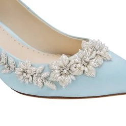 IRIS BLUE Light Blue Heels, Blue Kitten Heel Wedding Shoes 15 IRIS BLUE Light Blue Heels, Blue Kitten Heel Wedding Shoes