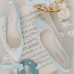 IRIS BLUE Light Blue Heels, Blue Kitten Heel Wedding Shoes 18 IRIS BLUE Light Blue Heels, Blue Kitten Heel Wedding Shoes