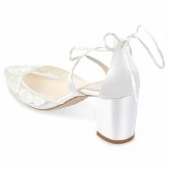 ABIGAIL Ivory Floral Block Heels 17 ABIGAIL Ivory Floral Block Heels