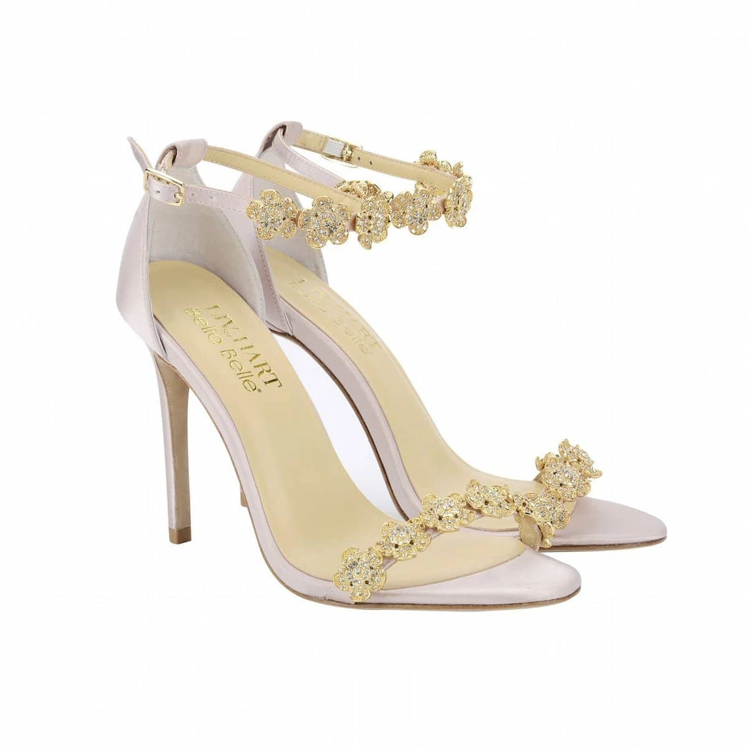 MARIEE Wedding/Evening Pink Shoes With Bows 3 MARIEE Wedding/Evening Pink Shoes With Bows