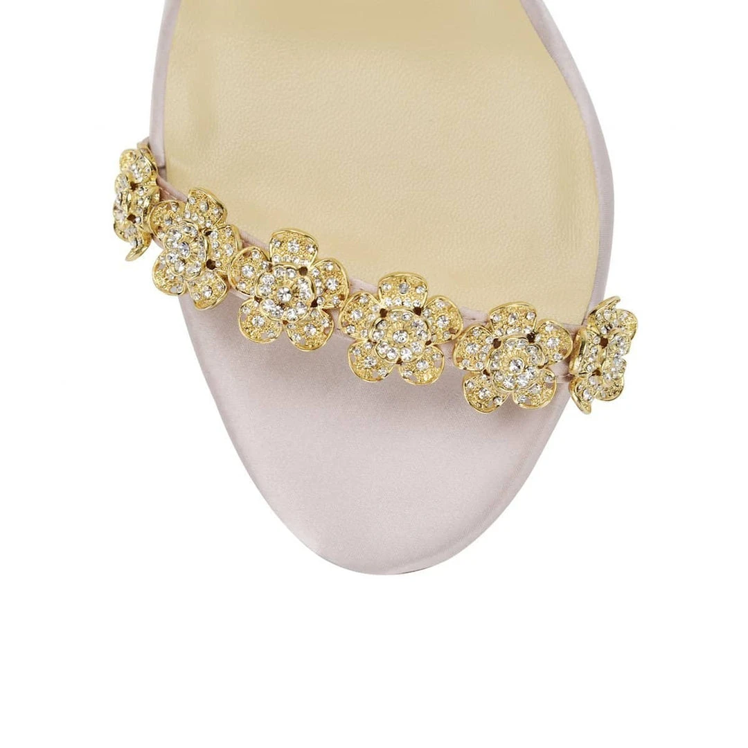 MARIEE Wedding/Evening Pink Shoes With Bows 4 MARIEE Wedding/Evening Pink Shoes With Bows