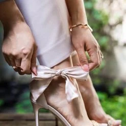 MARIEE Wedding/Evening Pink Shoes With Bows 15 MARIEE Wedding/Evening Pink Shoes With Bows