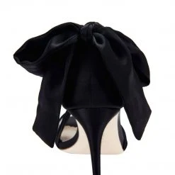 KATE BLACK Evening Ribbon Tie Heels Ankle Bow Pumps