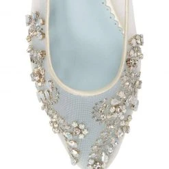 WILLOW Embellished Crystal Flat Shoes For Wedding 12 WILLOW Embellished Crystal Flat Shoes For Wedding