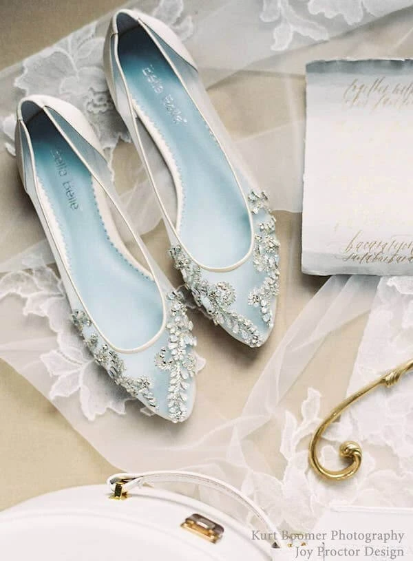 WILLOW Embellished Crystal Flat Shoes For Wedding 9 WILLOW Embellished Crystal Flat Shoes For Wedding