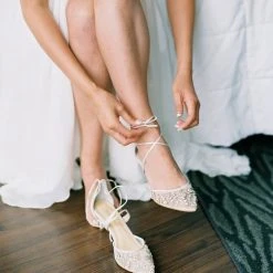 FRANCES IVORY Kitten Heel Wedding Shoes Ivory With Crystals 14 FRANCES IVORY Kitten Heel Wedding Shoes Ivory With Crystals