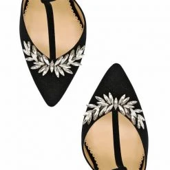 PAYGE Crystal Embellished Heels, T Strap Pumps Evening 14 PAYGE Crystal Embellished Heels, T Strap Pumps Evening