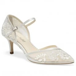 CANDICE IVORY D'Orsay Ivory Vintage Lace Wedding Shoes 10 CANDICE IVORY D'Orsay Ivory Vintage Lace Wedding Shoes
