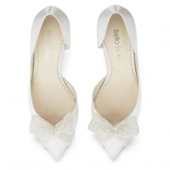 DOROTHY D'Orsay Wedding Bow Pump Shoes 11 DOROTHY D'Orsay Wedding Bow Pump Shoes