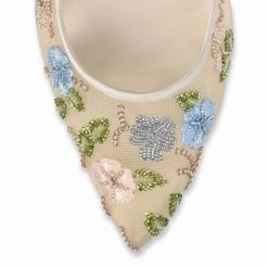 SIERRA Kitten Heels Flower Embroidered Shoes 16 SIERRA Kitten Heels Flower Embroidered Shoes