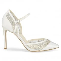 EMMA Embellished Crystals D'Orsay Wedding Shoes