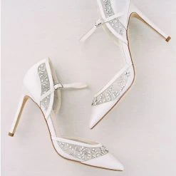 EMMA Embellished Crystals D'Orsay Wedding Shoes