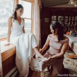 PAMELA Ivory Floral Lace Wedge Wedding Shoe