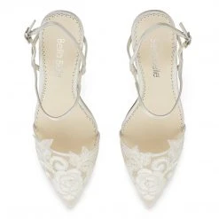 SYLVIA Lace Flower Wedding Shoes
