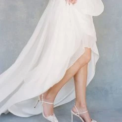 SYLVIA Lace Flower Wedding Shoes