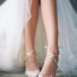 ANITA IVORY Wedding Ivory Lace High Heels 15 ANITA IVORY Wedding Ivory Lace High Heels