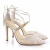 ANITA IVORY Wedding Ivory Lace High Heels
