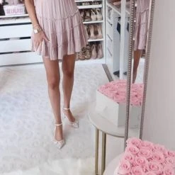 ROSA IVORY Floral Pearl Beaded Wedding Shoes Low Heel 12 ROSA IVORY Floral Pearl Beaded Wedding Shoes Low Heel