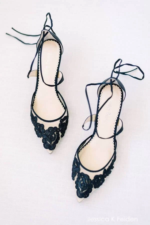 AMELIA BLACK Evening Lace Black Strap Kitten Heels 8 AMELIA BLACK Evening Lace Black Strap Kitten Heels