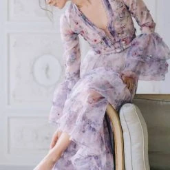 MAGGIE Polka Dot Slingback Pumps Low Heel