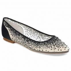 ARIEL BLACK Sequin Black Evening Flats 11 ARIEL BLACK Sequin Black Evening Flats