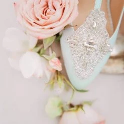 ANNALISE BLUE Blue Kitten Heel Wedding Shoes Vintage Bridal Heels 13 ANNALISE BLUE Blue Kitten Heel Wedding Shoes Vintage Bridal Heels