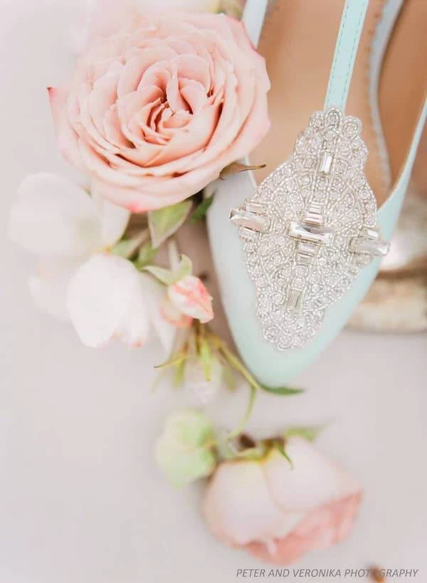 ANNALISE BLUE Blue Kitten Heel Wedding Shoes Vintage Bridal Heels 7 ANNALISE BLUE Blue Kitten Heel Wedding Shoes Vintage Bridal Heels